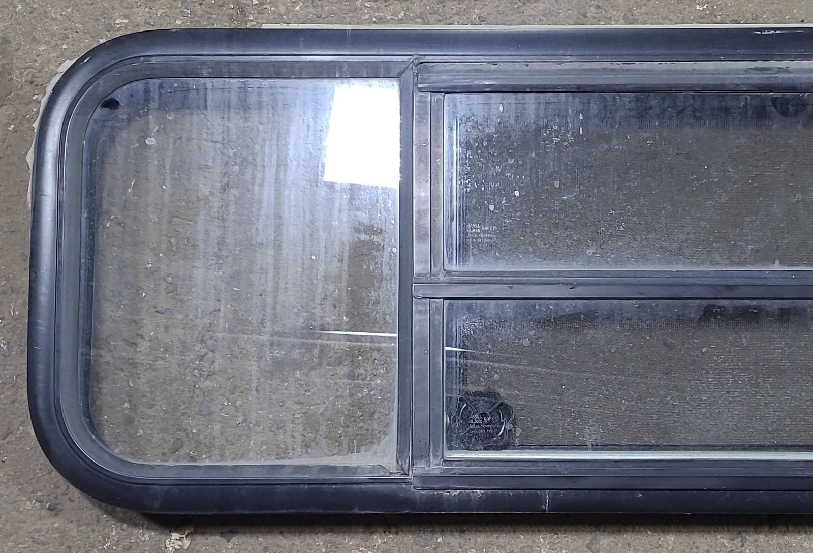 Used Black Radius Opening Window : 47 1/2