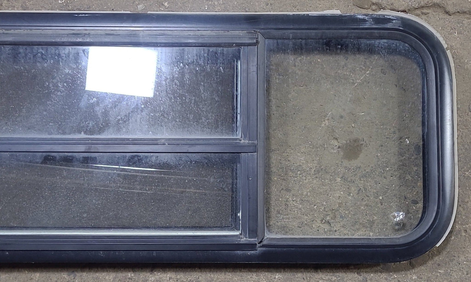 Used Black Radius Opening Window : 47 1/2