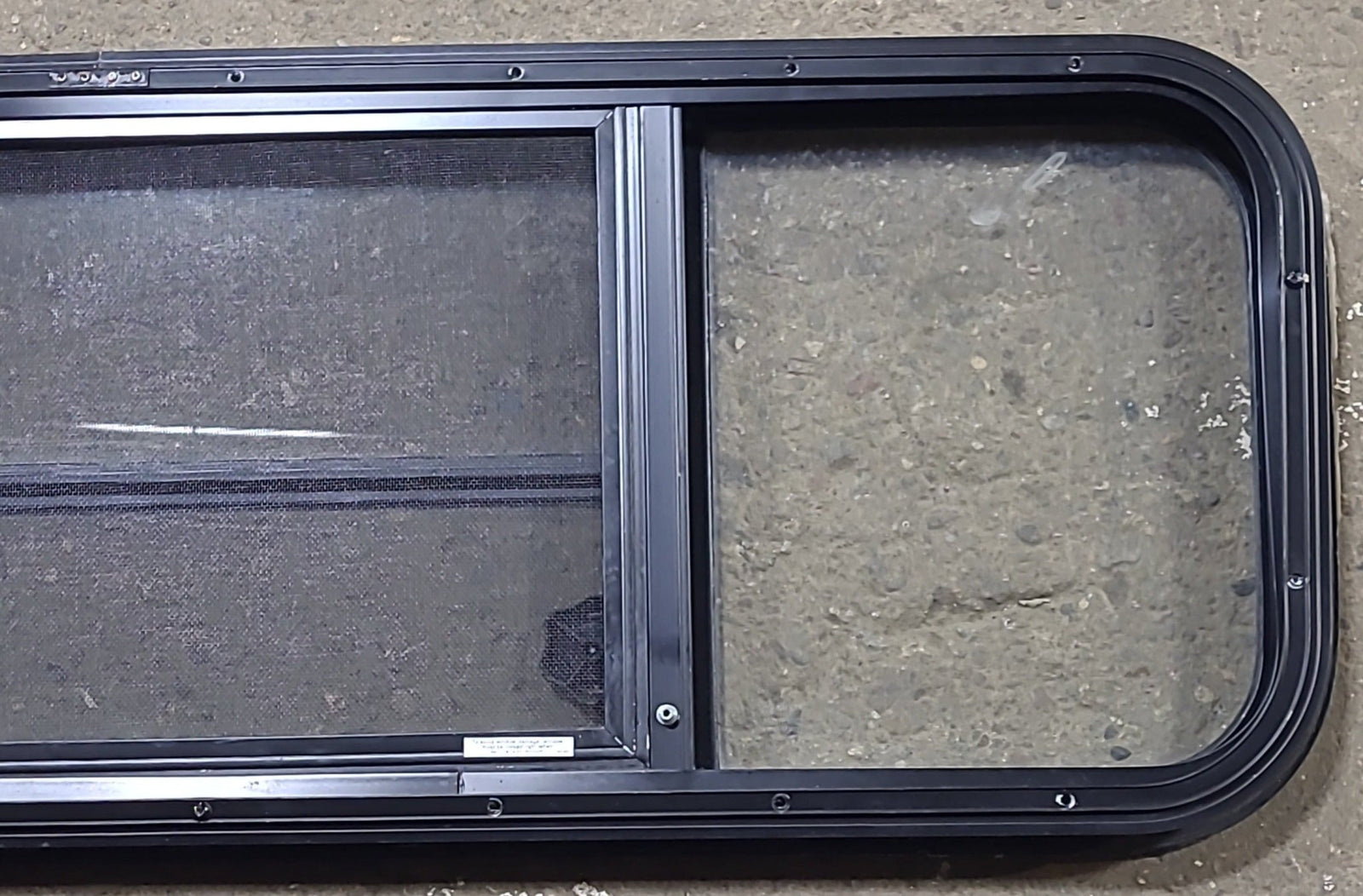 Used Black Radius Opening Window : 47 1/2