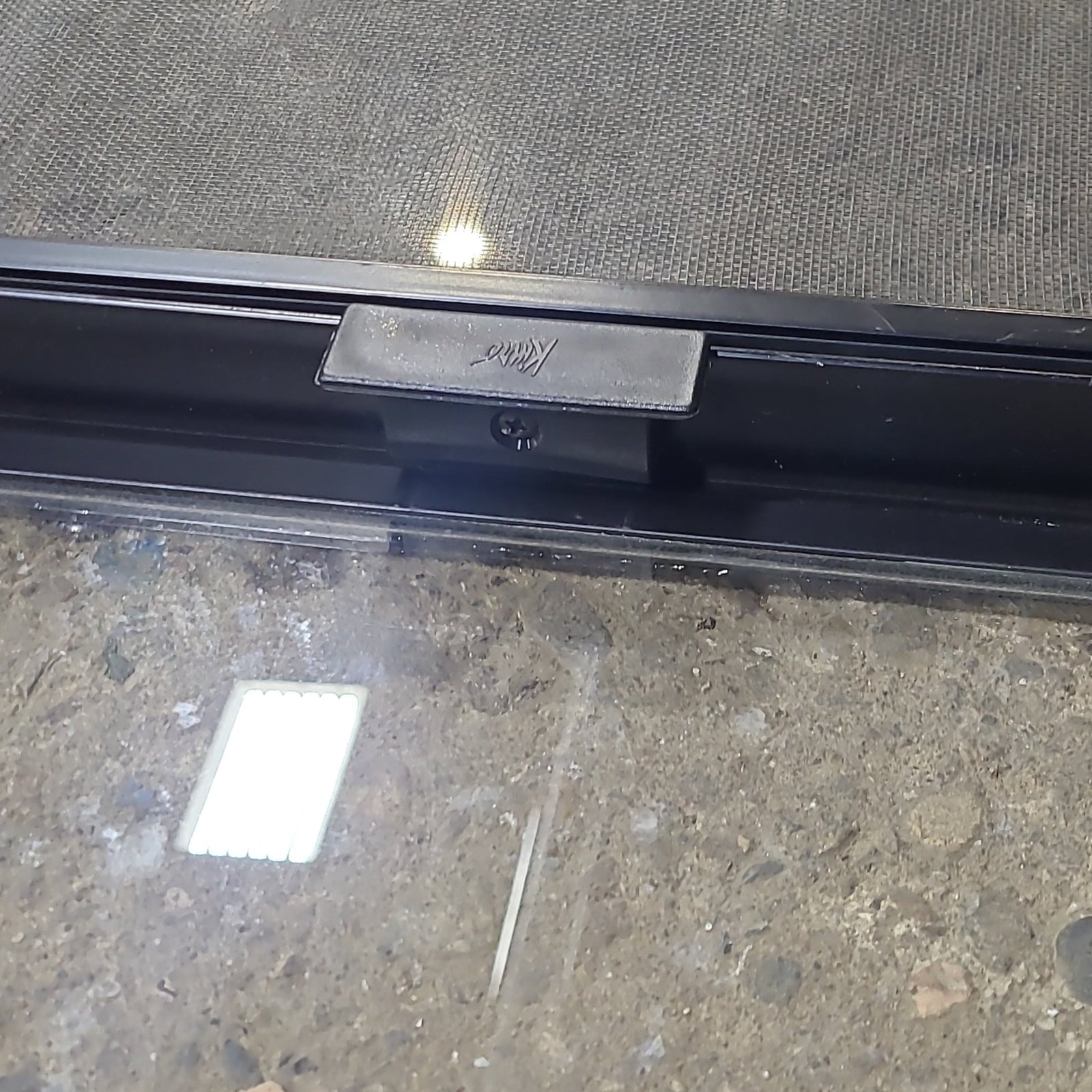 Used Black Radius Opening Window : 47 1/2