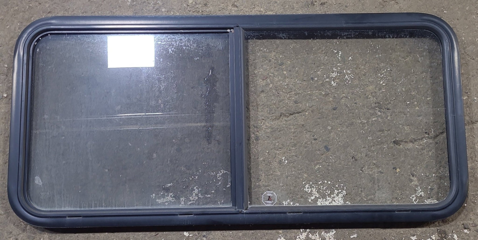 Used Black Radius Opening Window : 47 1/2