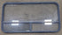 Used Black Radius Opening Window : 47 1/2" W x 22 1/4" H x 1 1/4" D - Young Farts RV Parts
