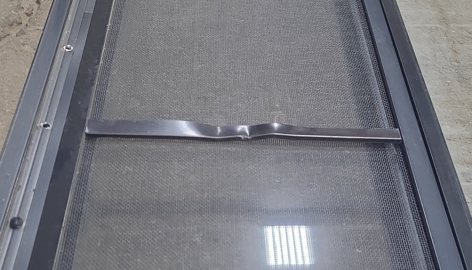 Used Black Radius Opening Window : 47 1/2