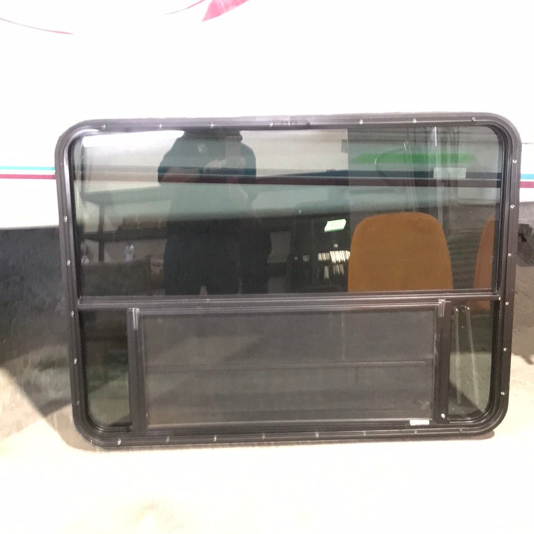 Used Black Radius Opening Window : 47 1/2