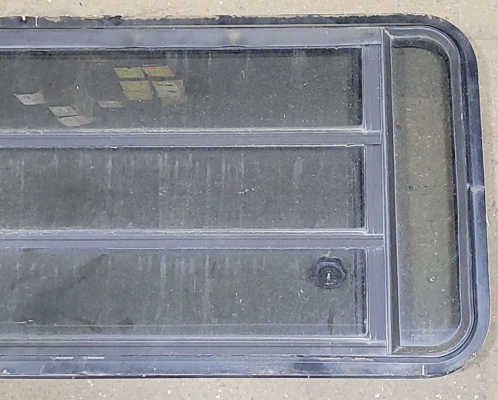 Used Black Radius Opening Window : 47 1/4