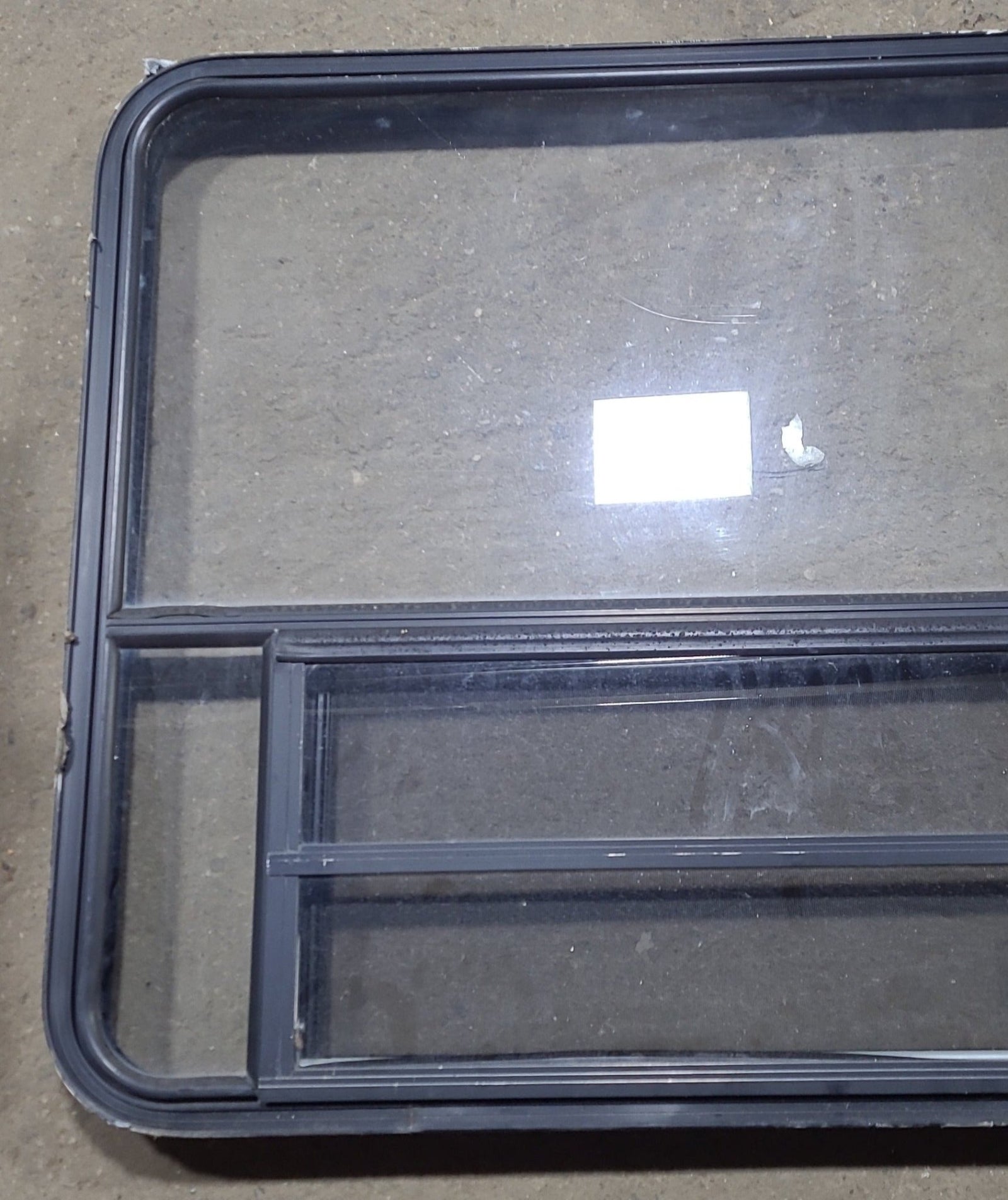 Used Black Radius Opening Window : 47 1/4