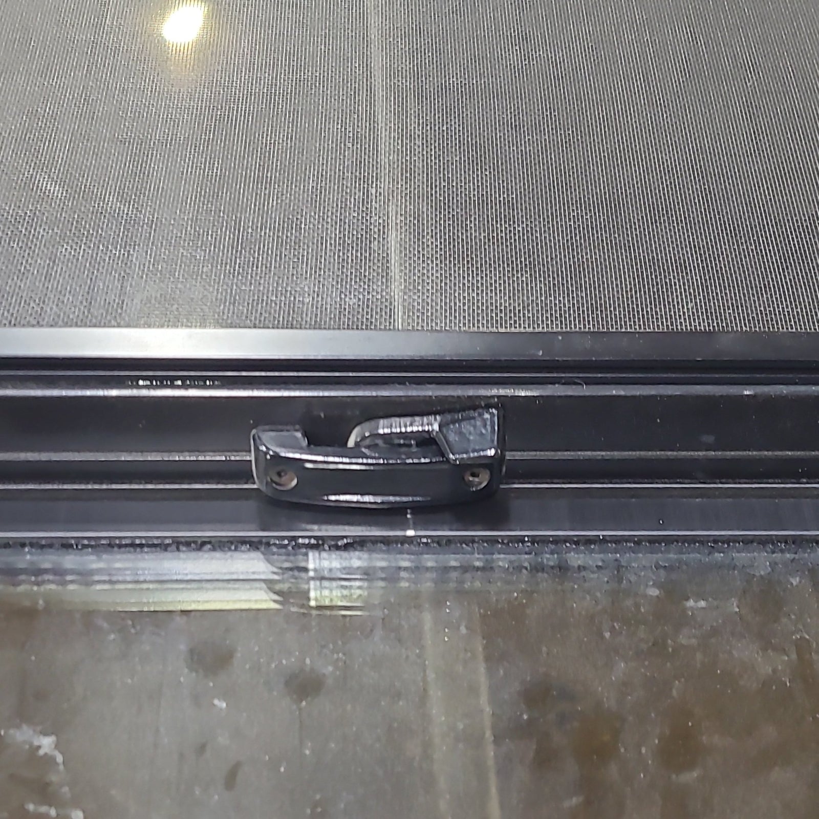 Used Black Radius Opening Window : 47 5/8