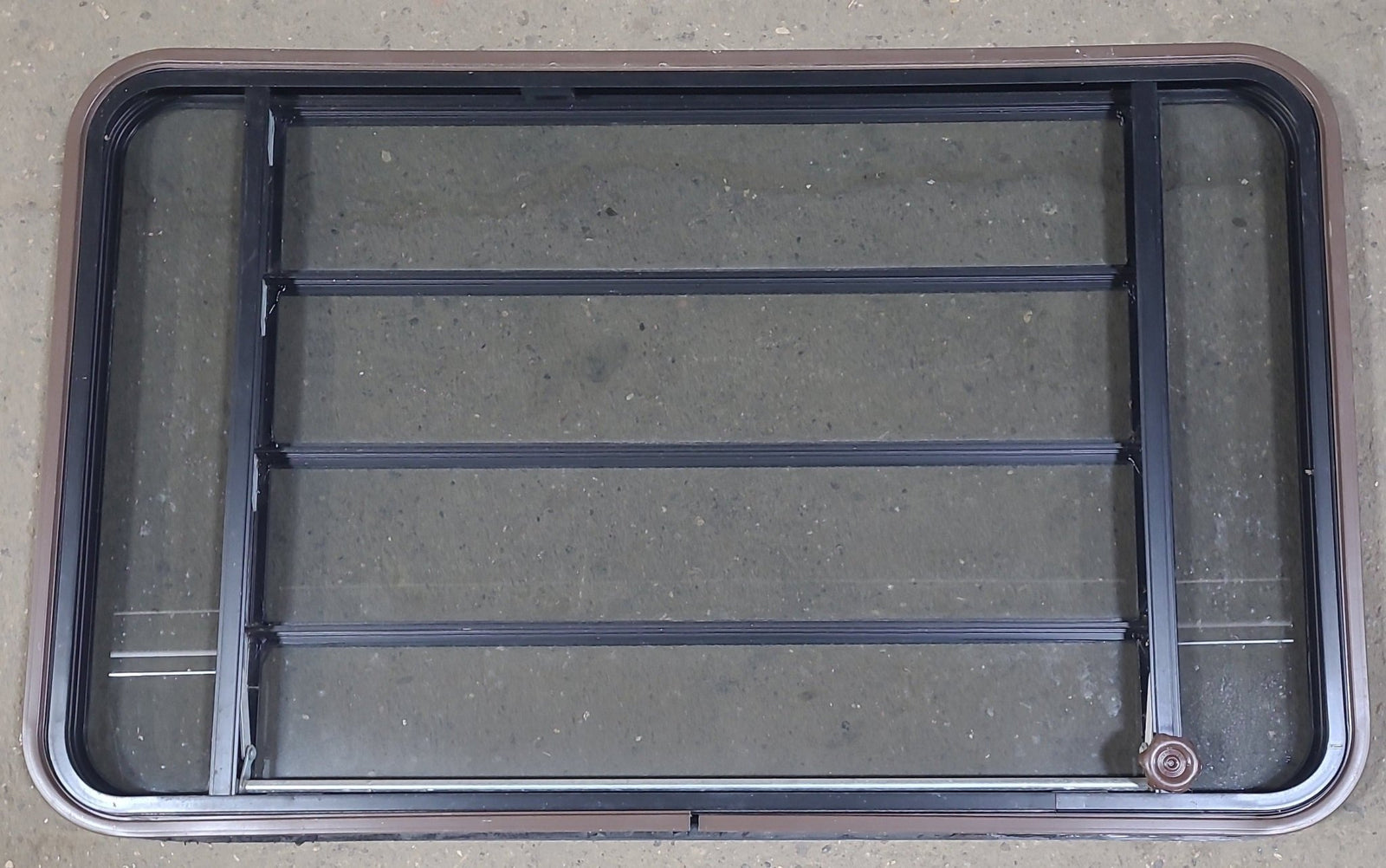 Used Black Radius Opening Window : 47 7/8