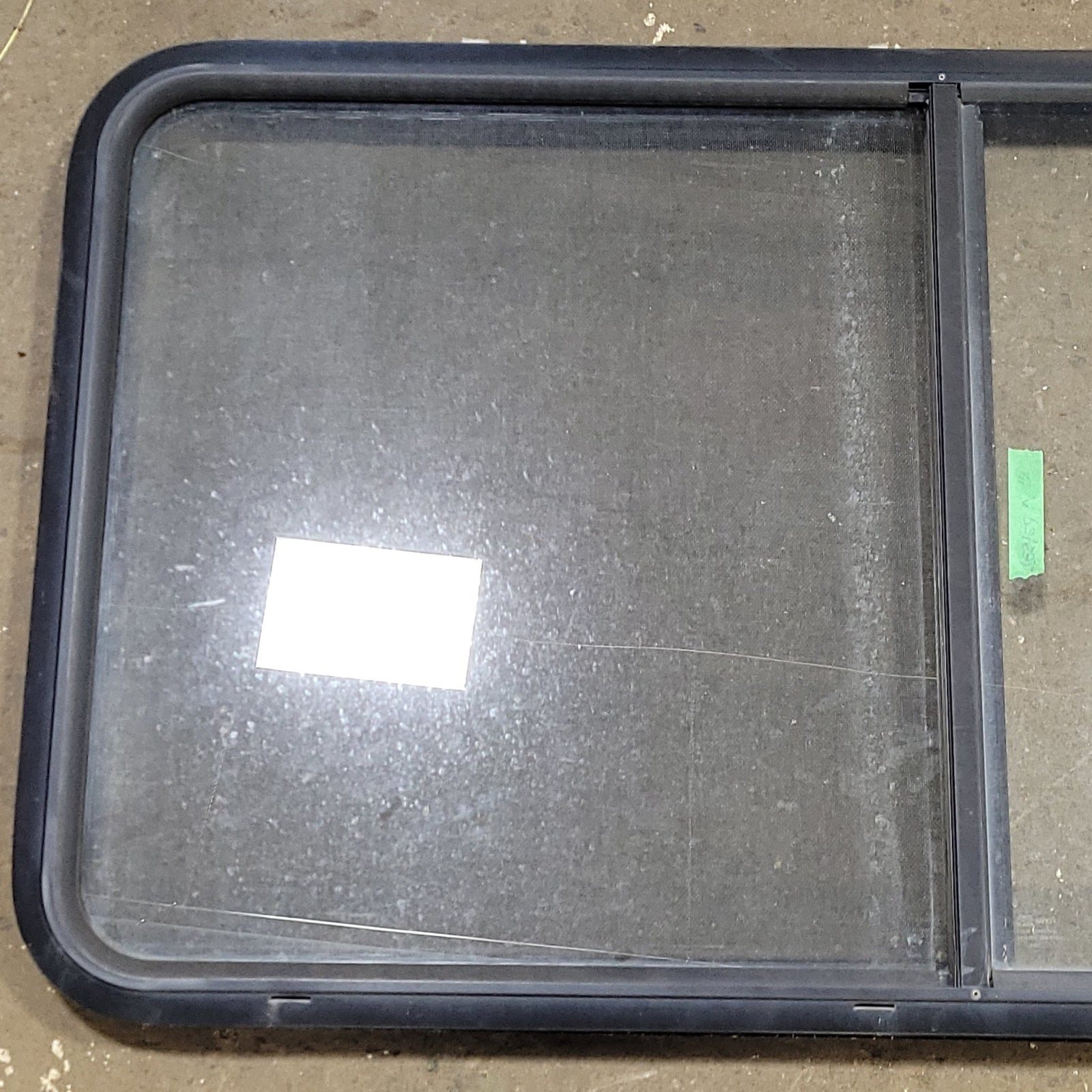 Used Black Radius Opening Window : 48 1/2