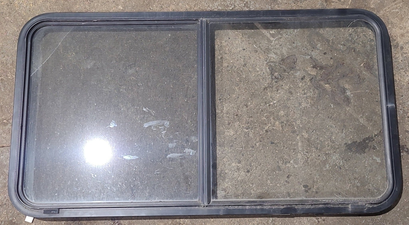 Used Black Radius Opening Window : 48 1/2