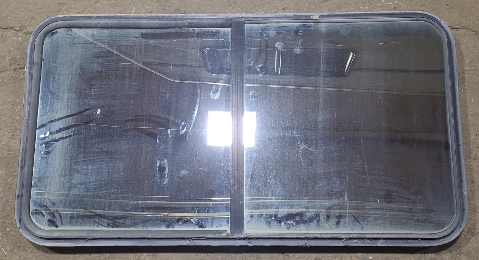 Used Black Radius Opening Window : 48 1/4