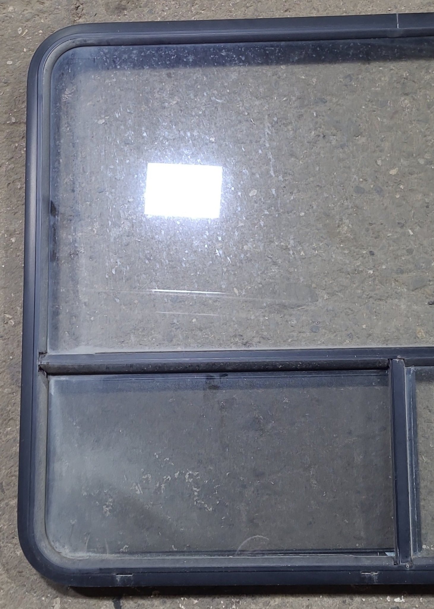 Used Black Radius Opening Window : 48 1/4