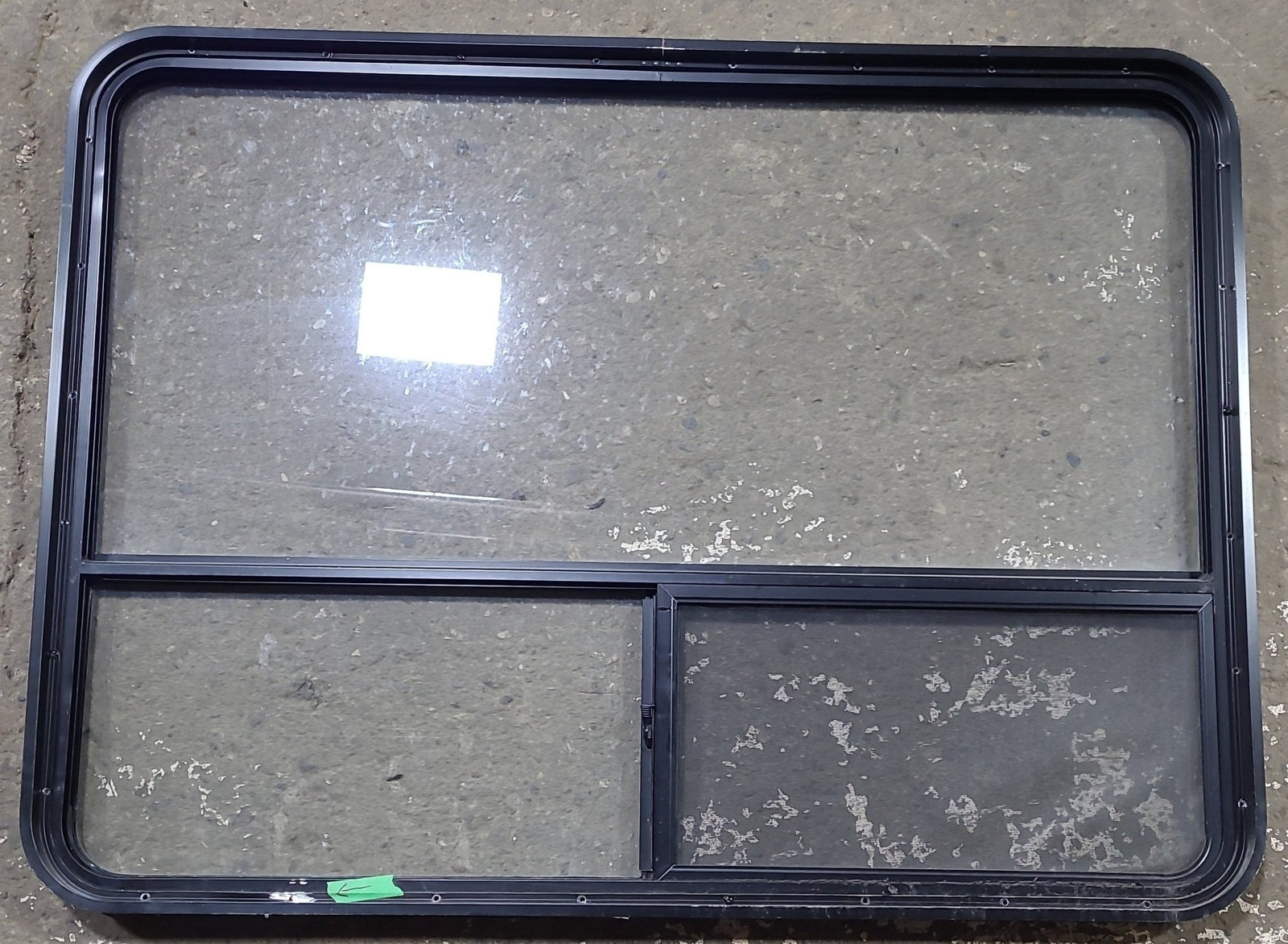 Used Black Radius Opening Window : 48 1/4