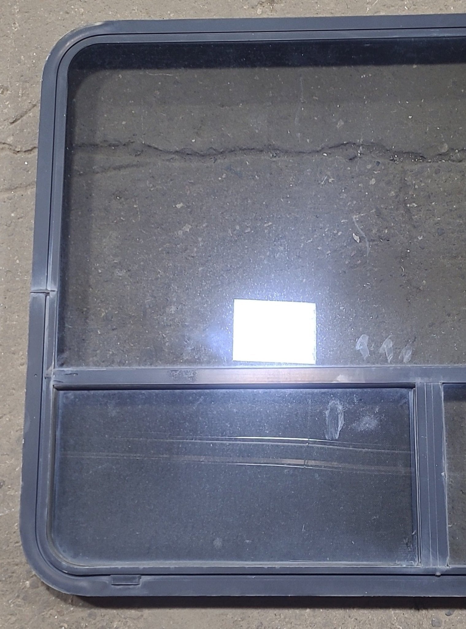 Used Black Radius Opening Window : 48 1/4