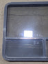 Used Black Radius Opening Window : 48 1/4" W x 35 3/4" H x 1 7/8" D - Young Farts RV Parts