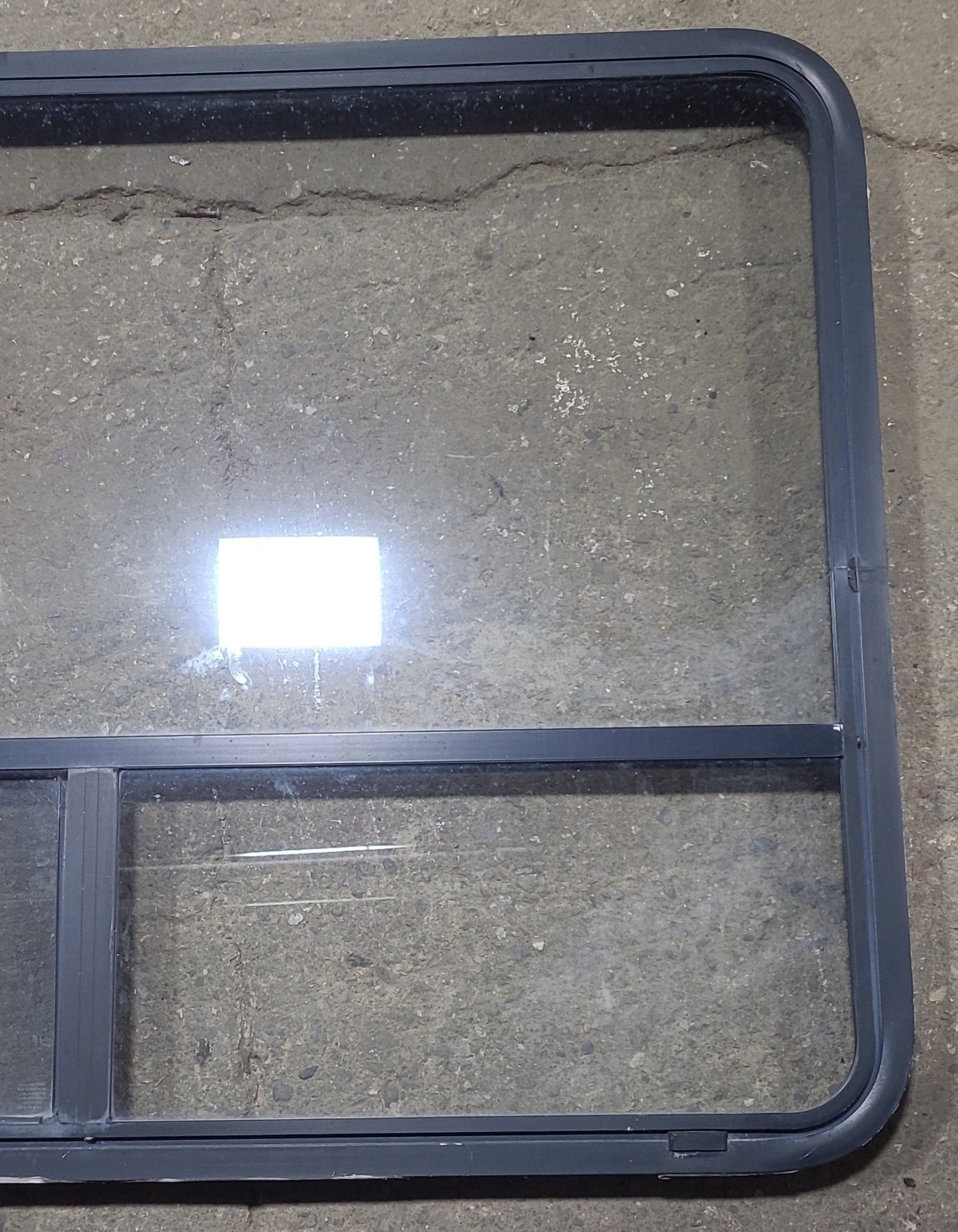 Used Black Radius Opening Window : 48 1/4