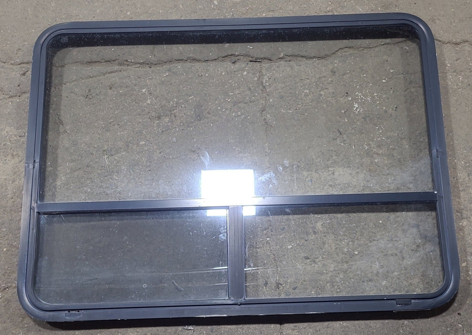 Used Black Radius Opening Window : 48 1/4