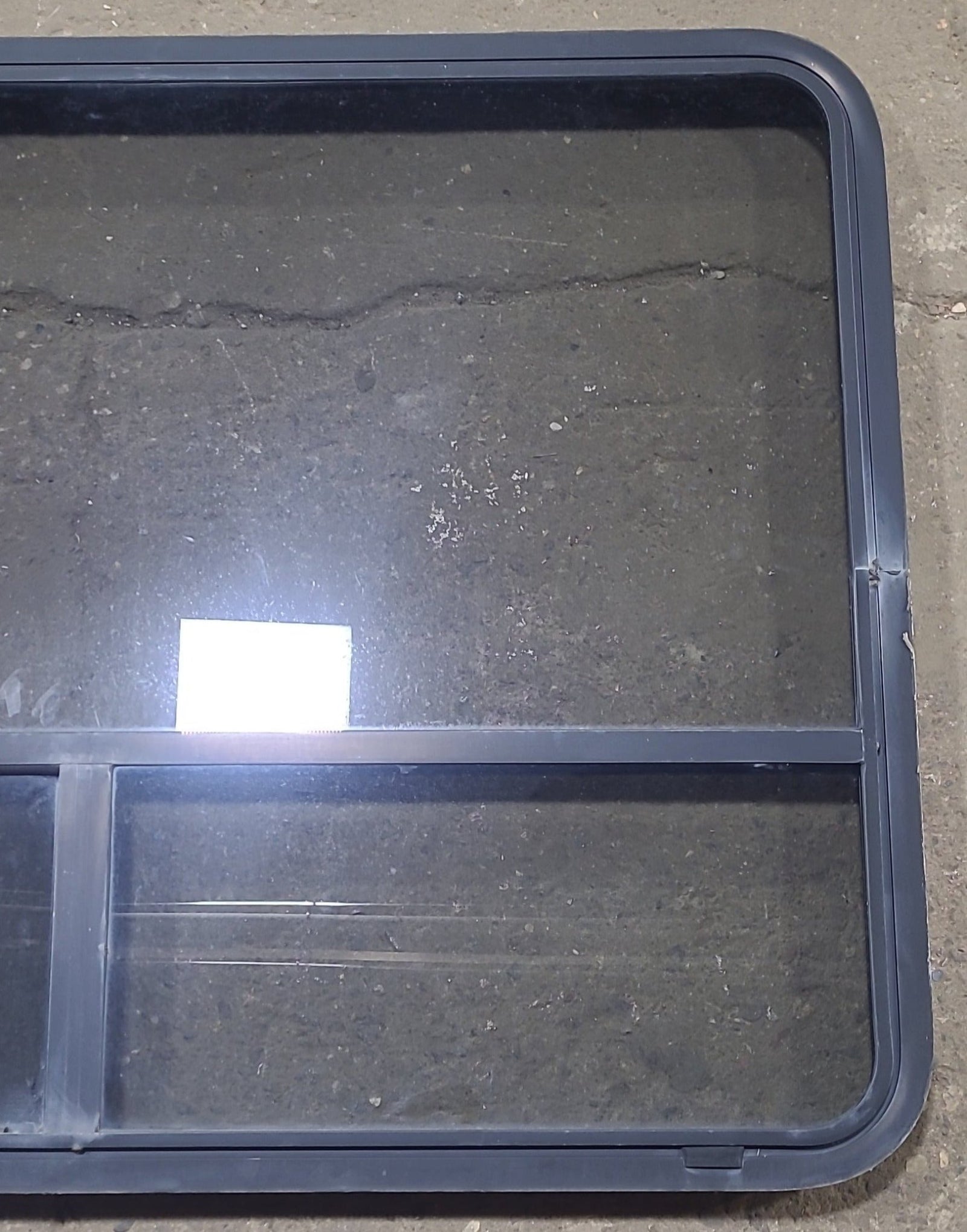 Used Black Radius Opening Window : 48 1/4