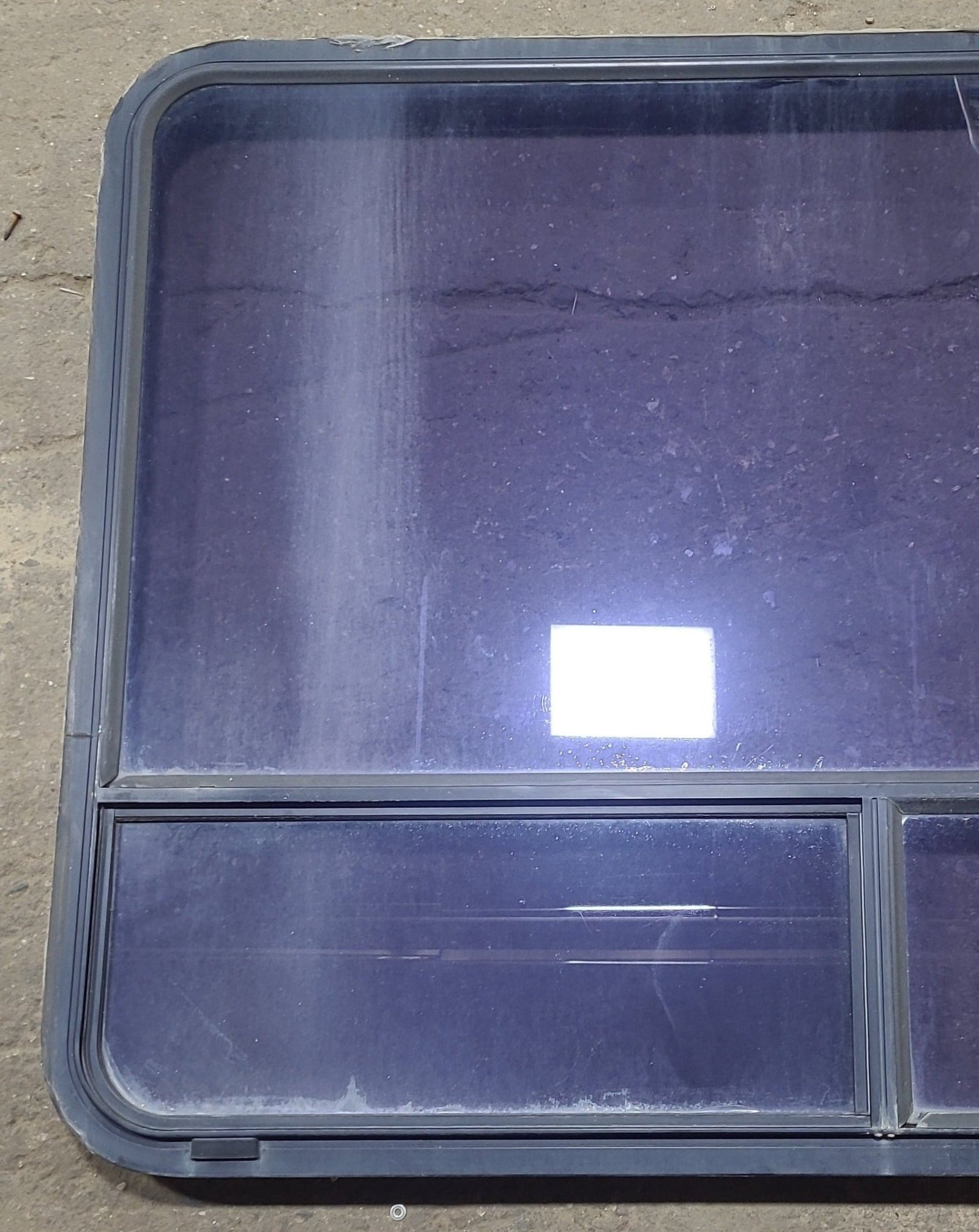 Used Black Radius Opening Window : 48 1/4