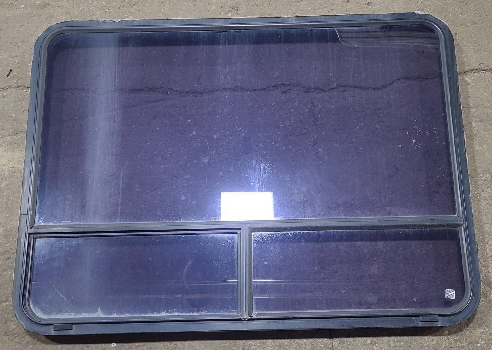 Used Black Radius Opening Window : 48 1/4