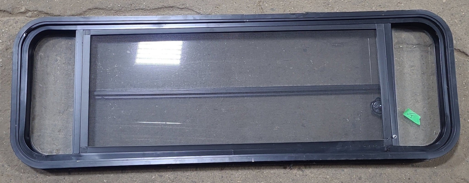 Used Black Radius Opening Window : 48 3/4