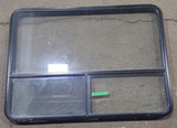 Used Black Radius Opening Window : 48 3/8