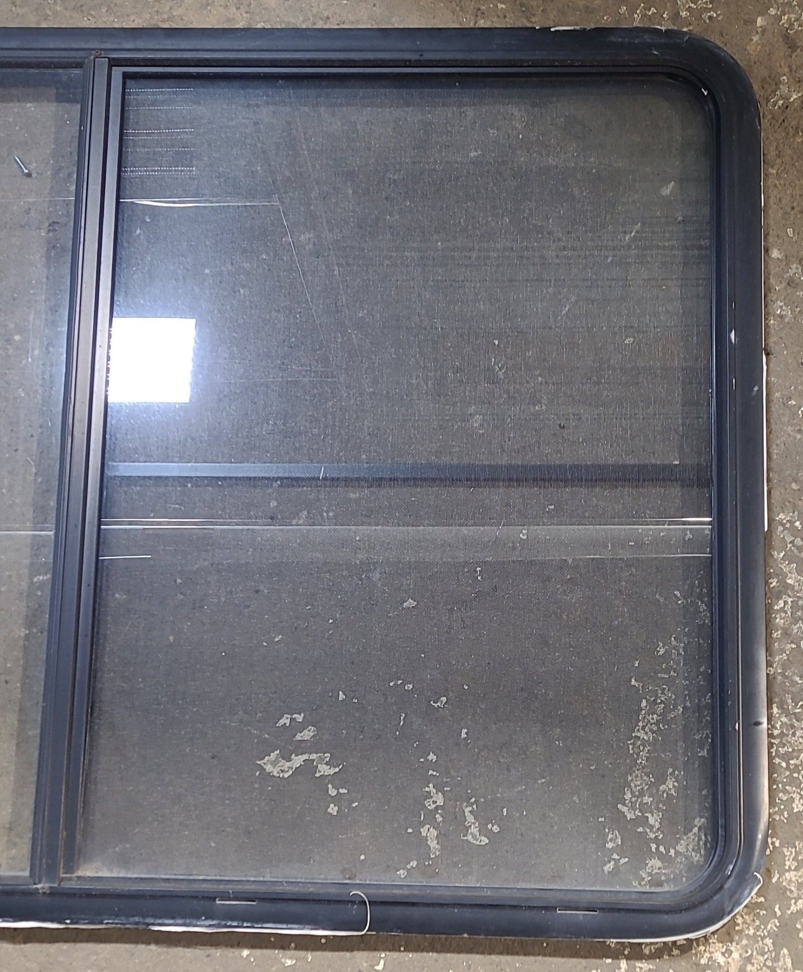 Used Black Radius Opening Window : 53 1/2