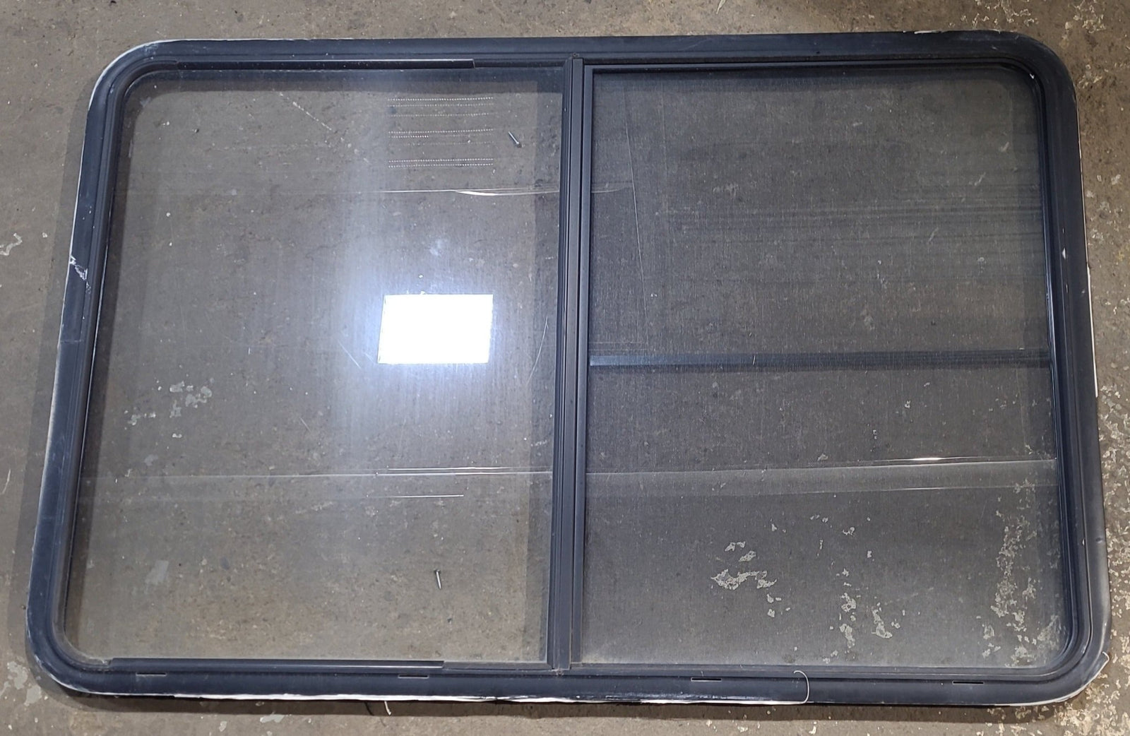 Used Black Radius Opening Window : 53 1/2