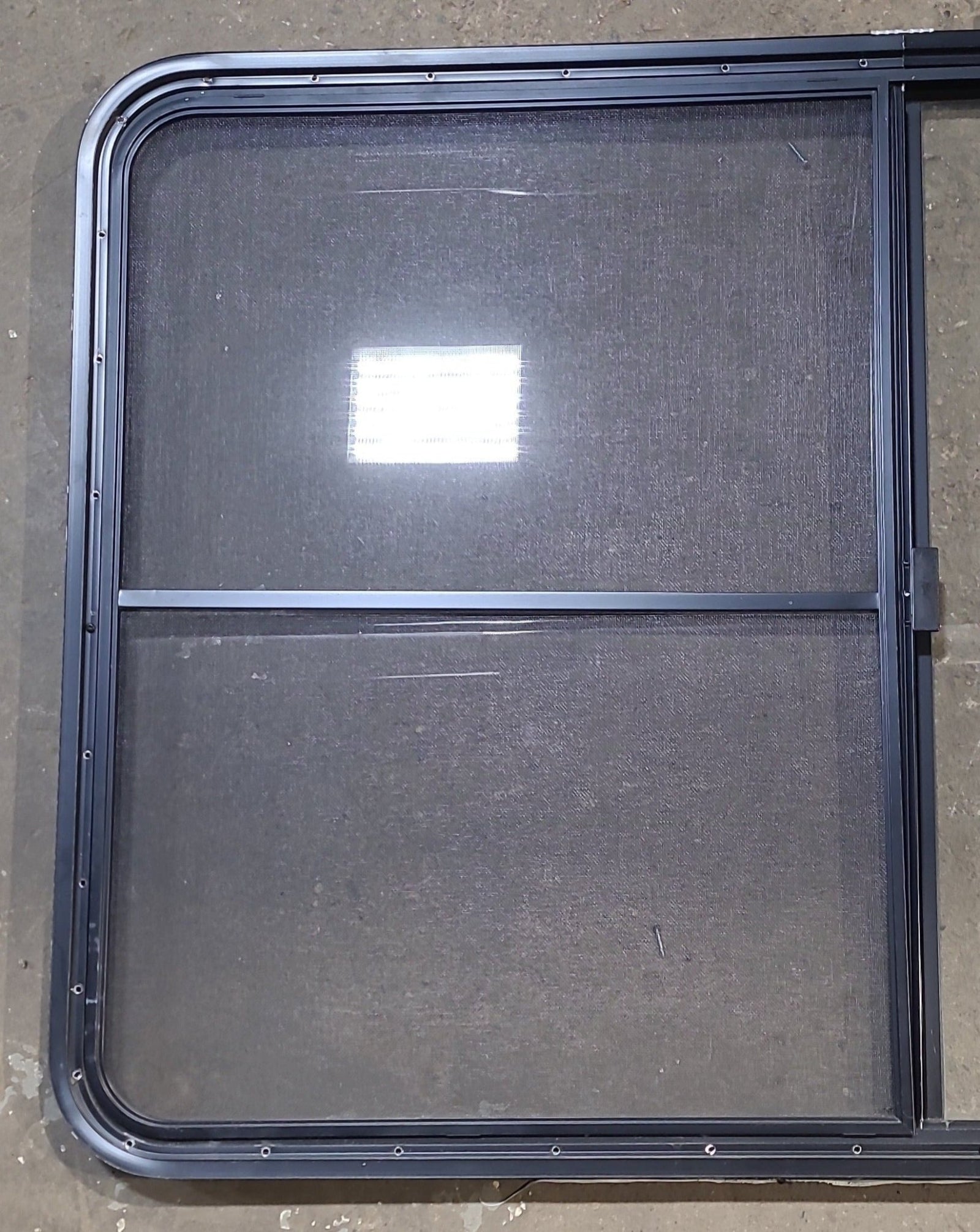 Used Black Radius Opening Window : 53 1/2