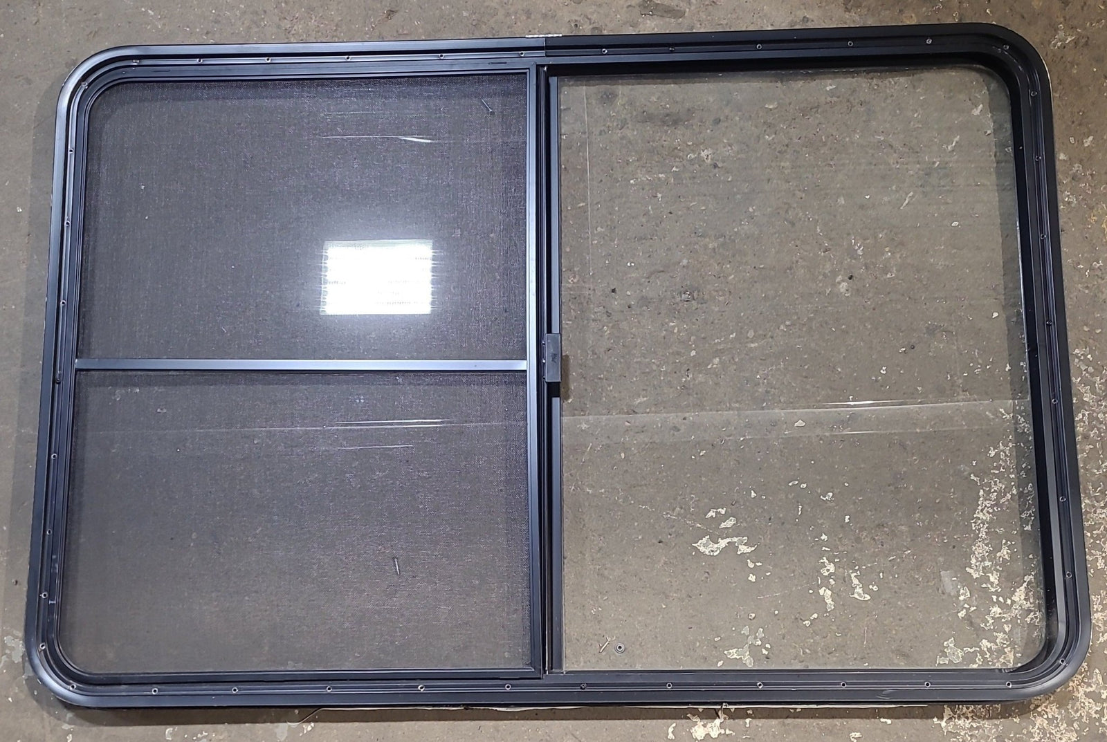 Used Black Radius Opening Window : 53 1/2