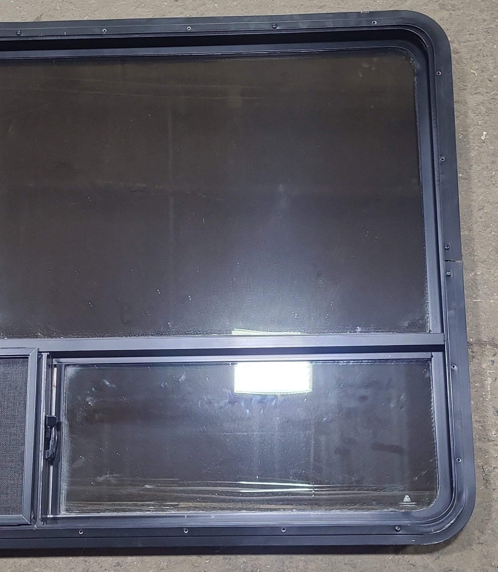 Used Black Radius Opening Window : 54 1/4