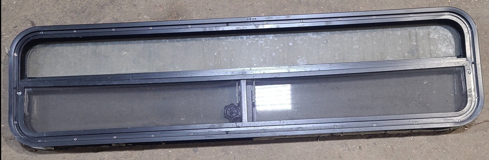 Used Black Radius Opening Window : 59 1/4