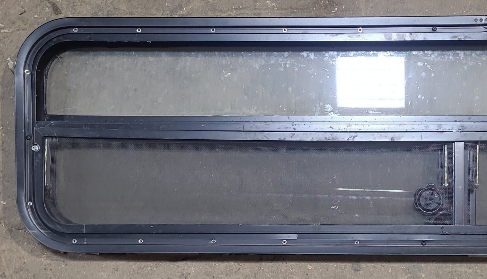 Used Black Radius Opening Window : 59 1/4