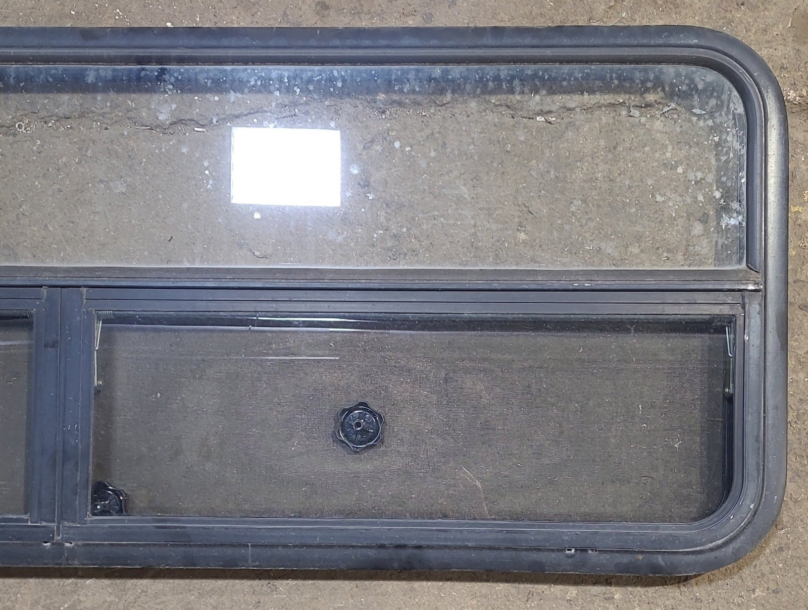 Used Black Radius Opening Window : 59 1/4