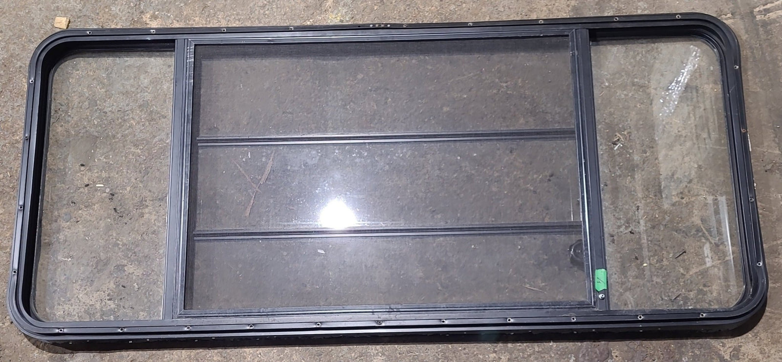 Used Black Radius Opening Window : 59 3/4