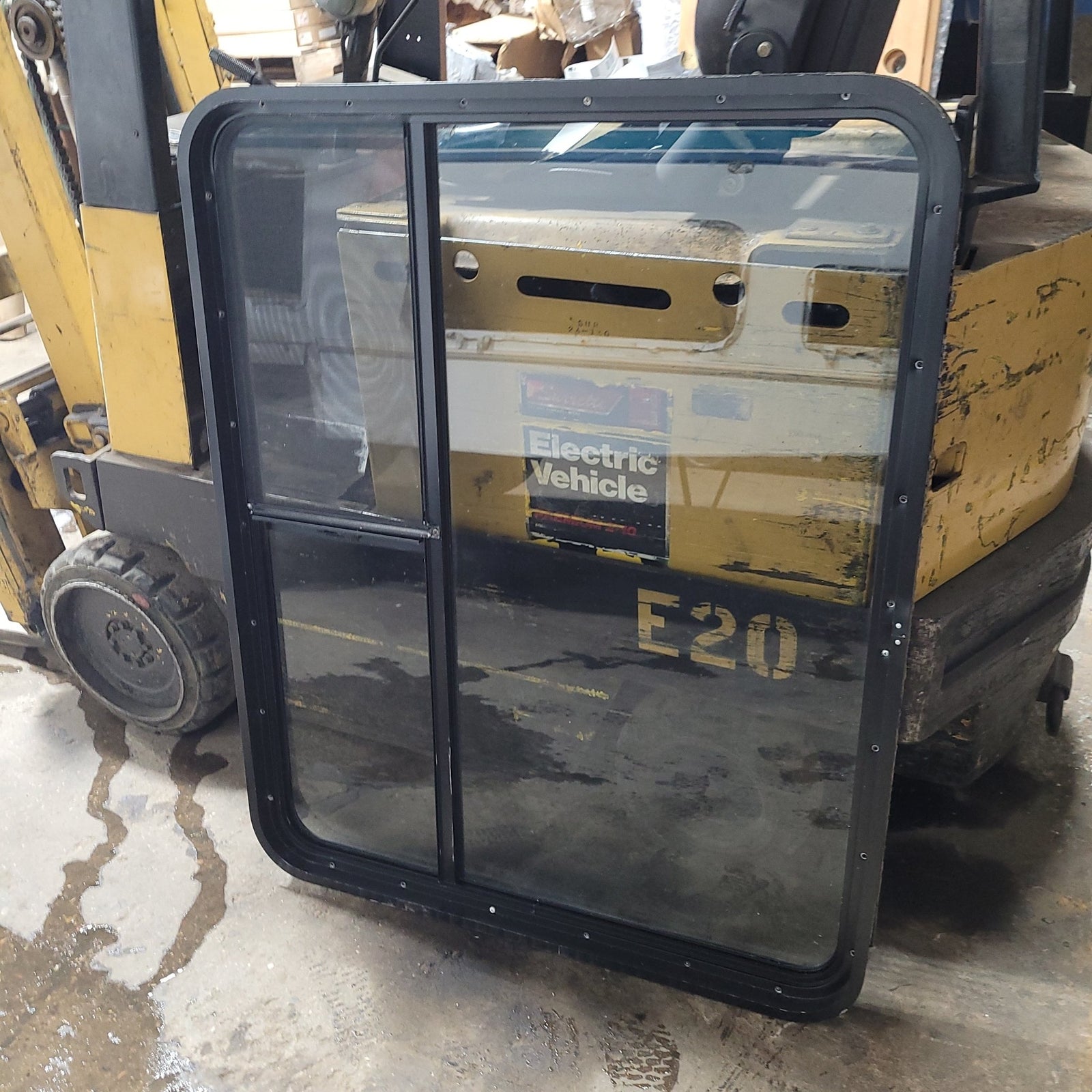 Used Black Radius Opening Window : 60 1/2