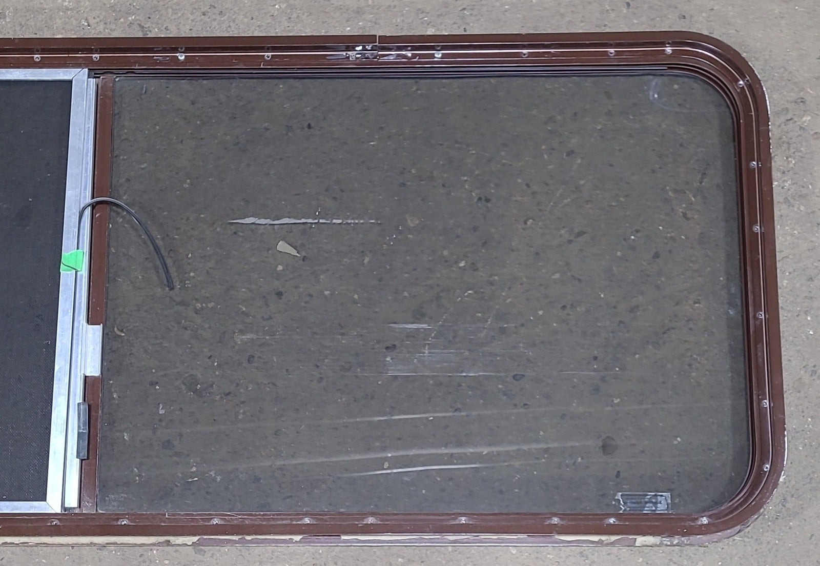 Used Black Radius Opening Window : 60 1/4