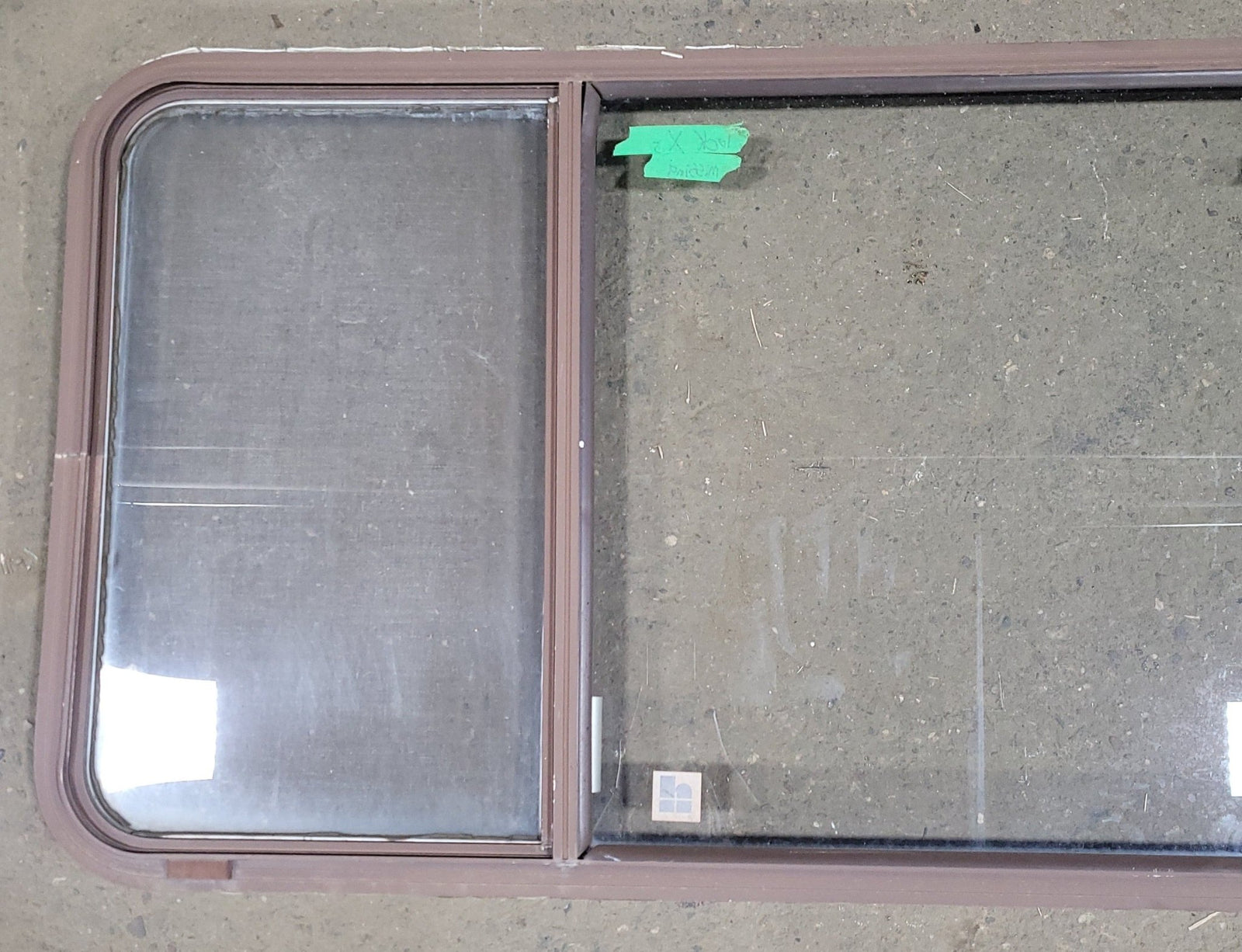 Used Black Radius Opening Window : 60 1/4