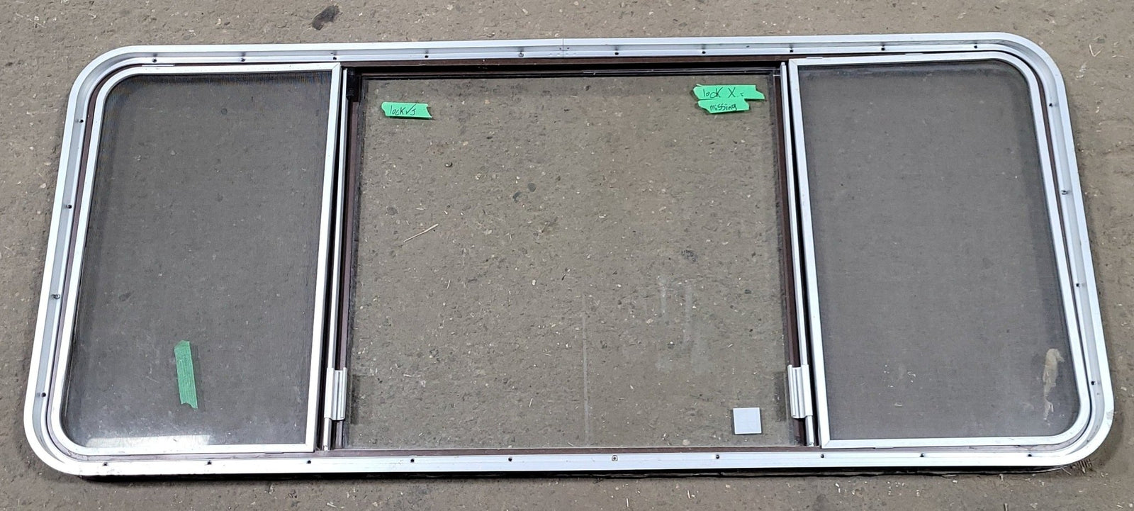 Used Black Radius Opening Window : 60 1/4