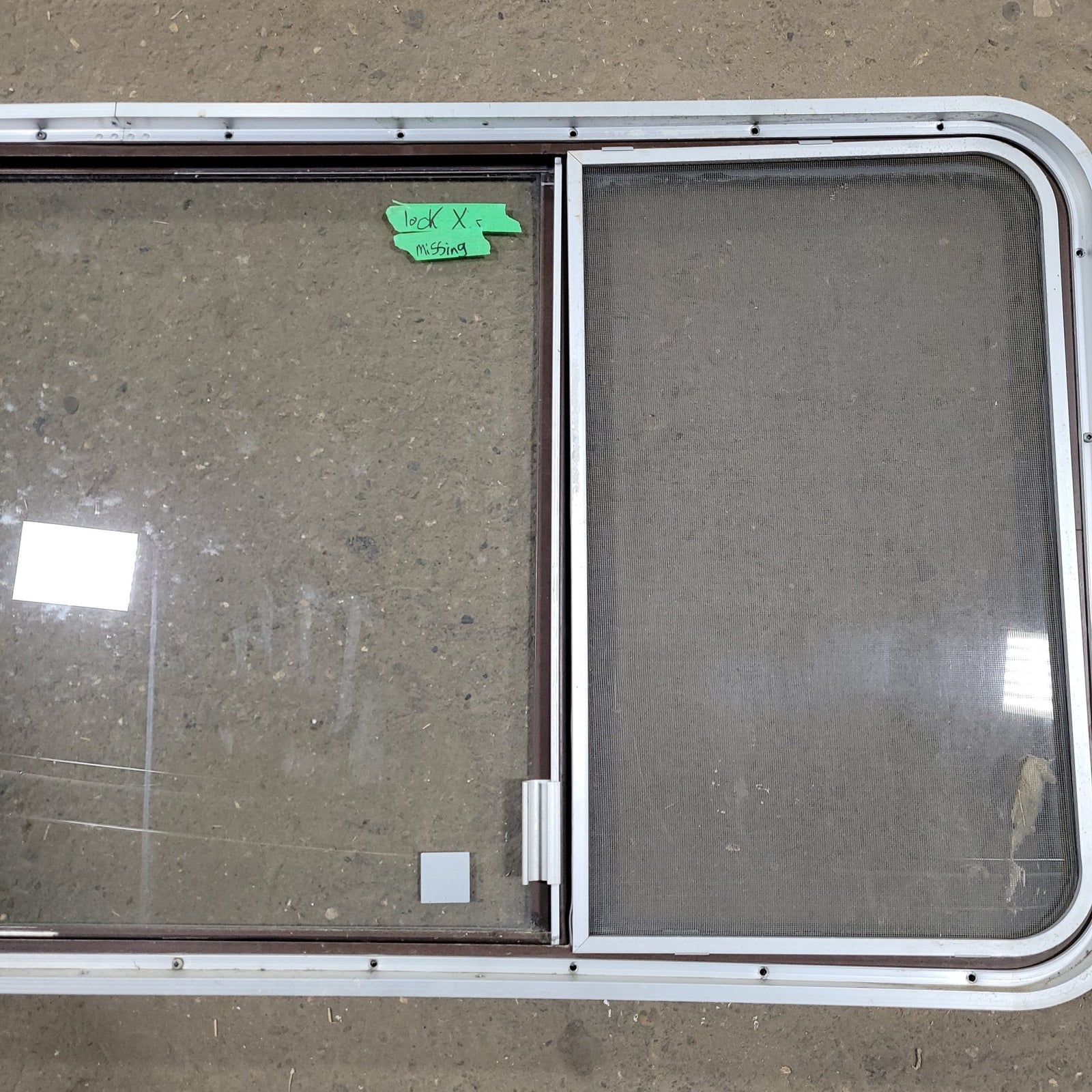 Used Black Radius Opening Window : 60 1/4