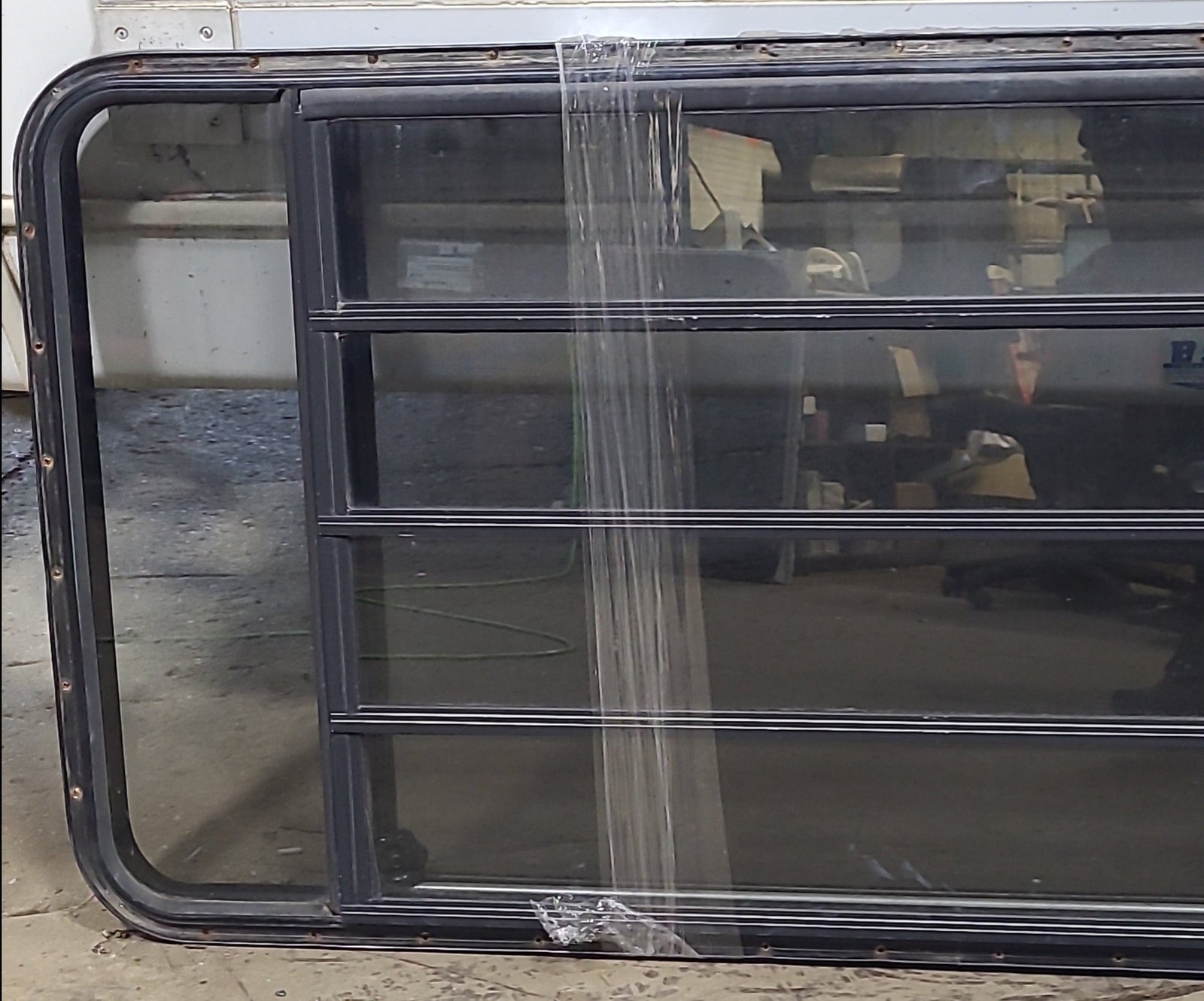 Used Black Radius Opening Window : 60 1/8