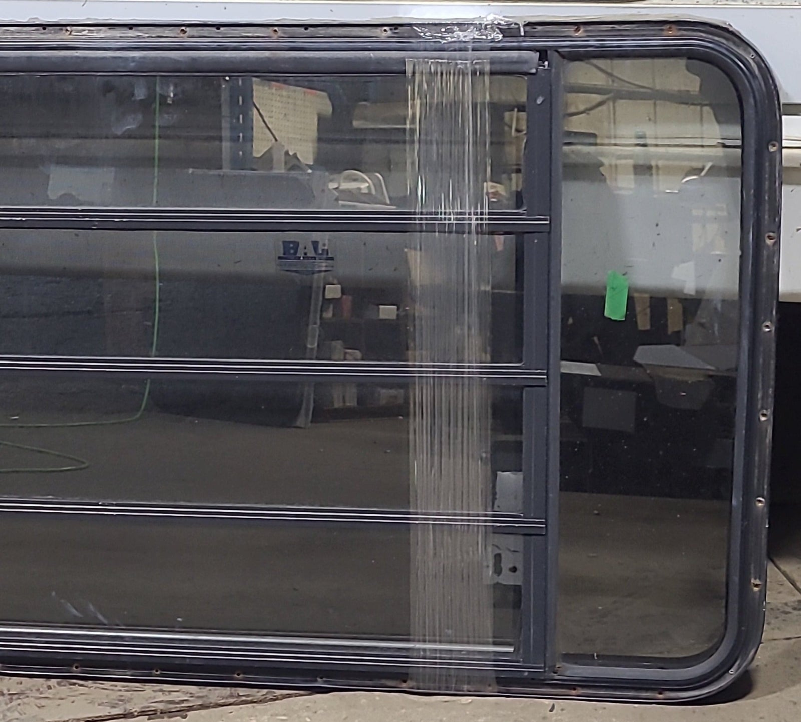 Used Black Radius Opening Window : 60 1/8