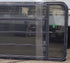 Used Black Radius Opening Window : 60 1/8" W x 29 5/8" H x 1 3/4" D - Young Farts RV Parts