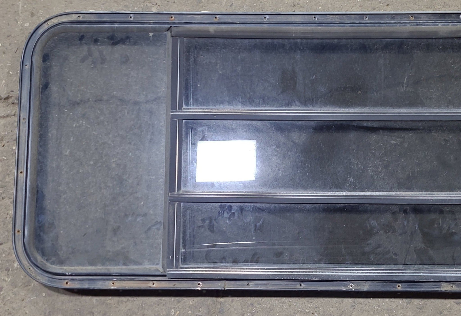 Used Black Radius Opening Window : 60 3/4