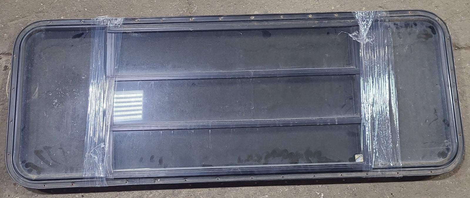 Used Black Radius Opening Window : 60 3/4