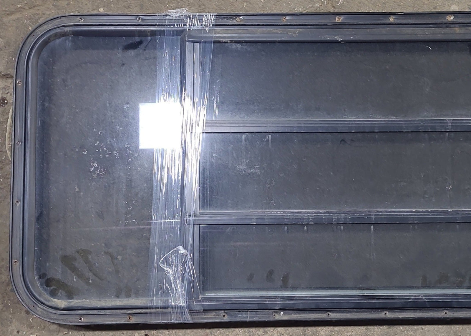 Used Black Radius Opening Window : 60 3/4