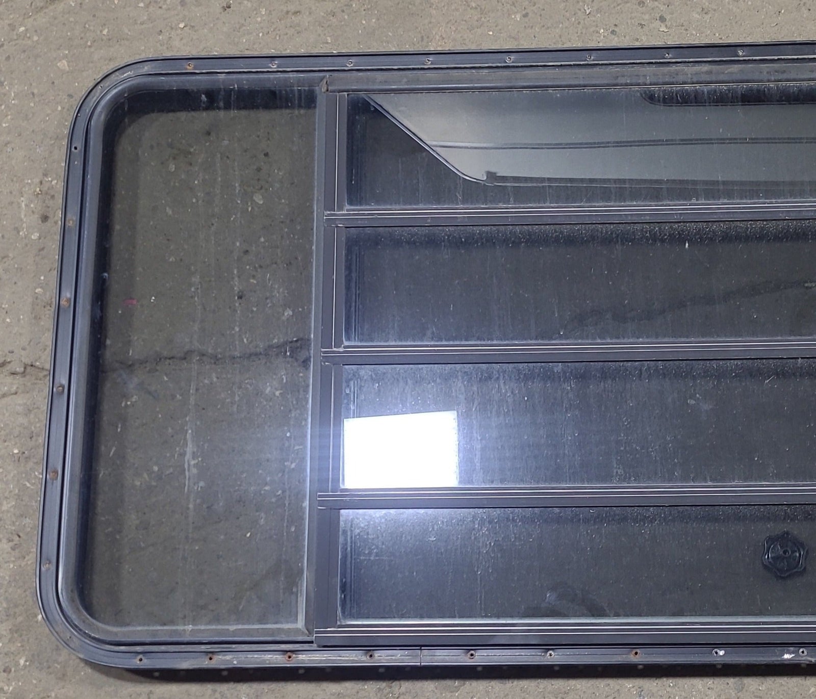 Used Black Radius Opening Window : 60 3/4