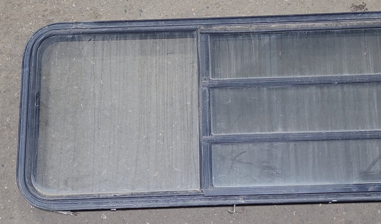 Used Black Radius Opening Window : 71 1/2