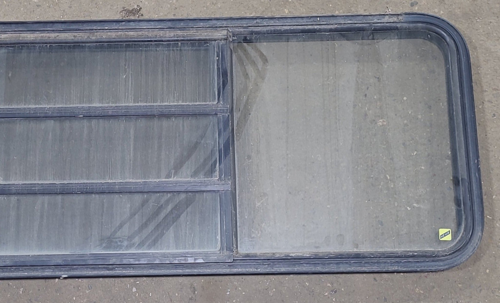 Used Black Radius Opening Window : 71 1/2