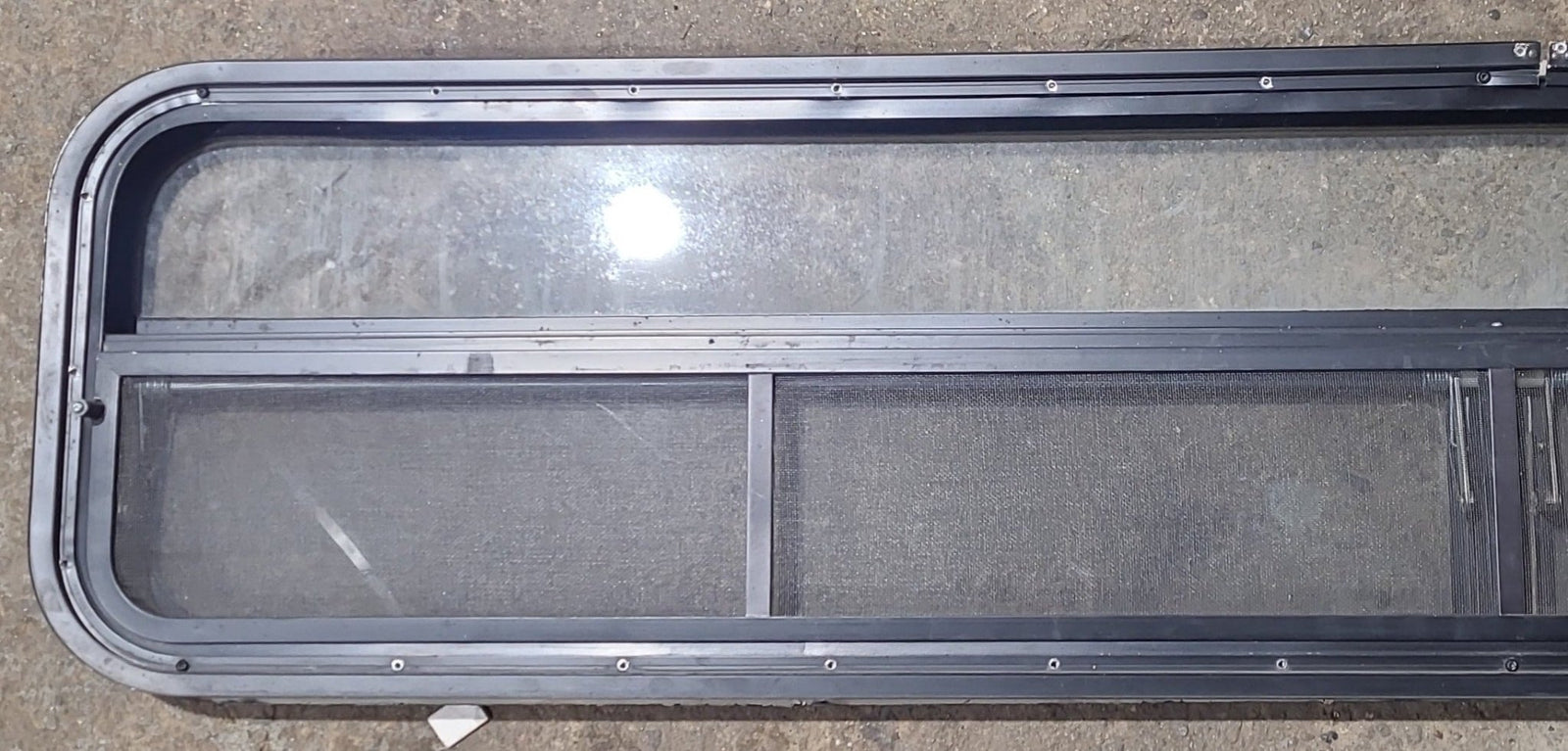 Used Black Radius Opening Window : 71 1/4